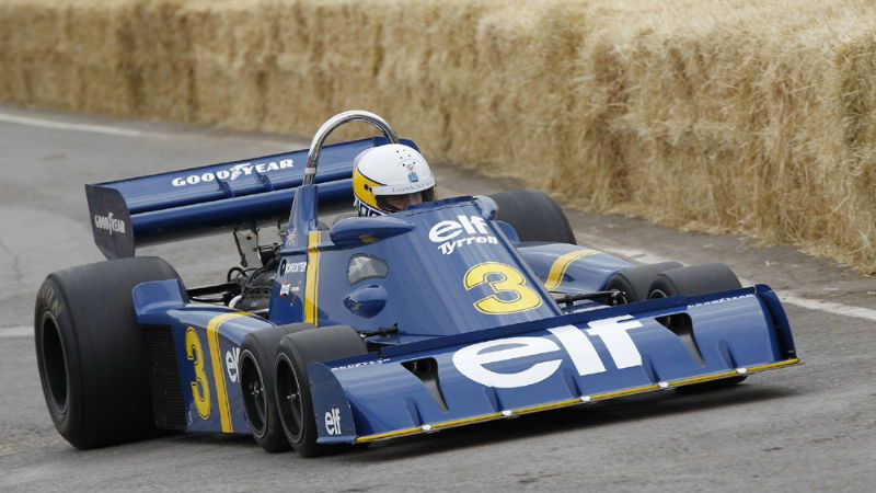 Scheckter demos Tyrrell six-wheeler at CarFest South