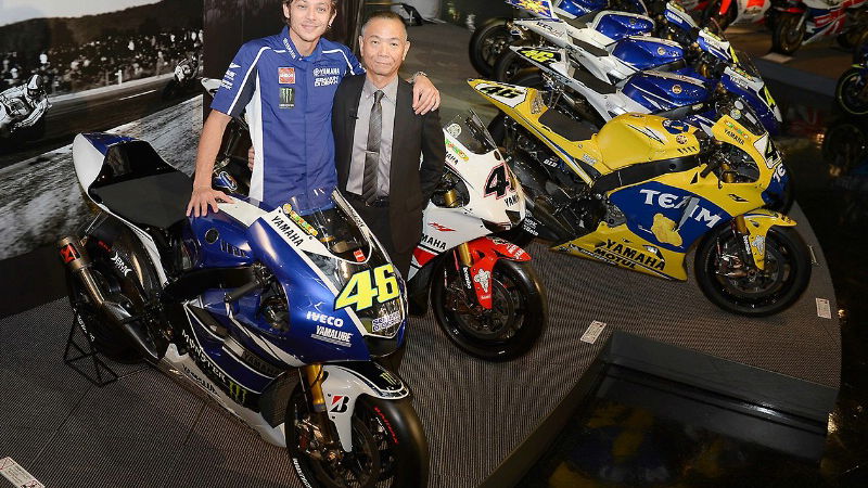 Rossi visits 'old friends' in Japan