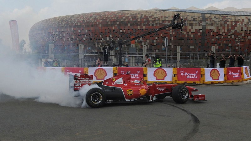 Ferrari takes F1 back to South Africa