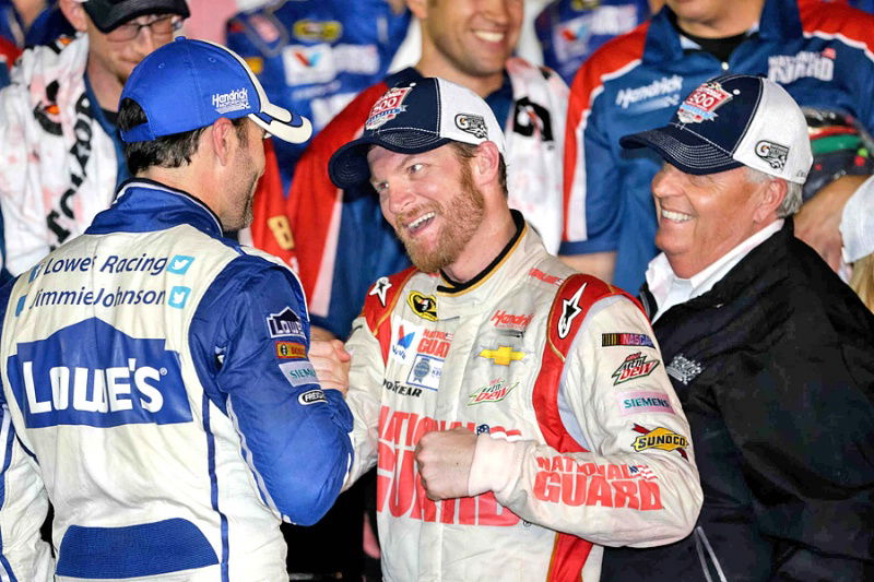 Dale Earnhardt Jr. storms to second Daytona 500