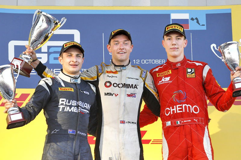 Monza: GP3 race 1 results