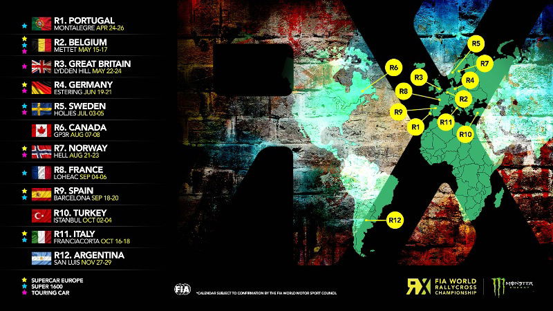 RX: 2015 World Rallycross calendar announced