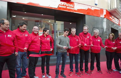 Marc Marquez opens new fan club HQ