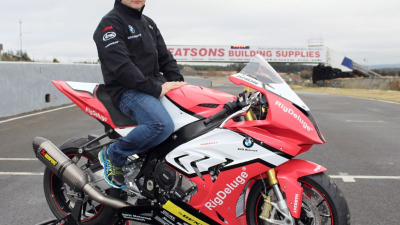 Amor in Superbike return on Rig Deluge BMW