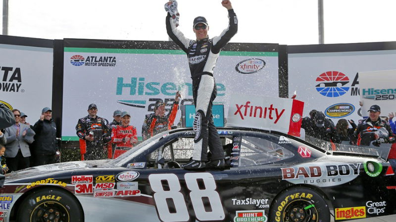 Harvick wins Atlanta Xfinity race with ease