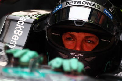 Rosberg tops FP1 as Hamilton hits trouble