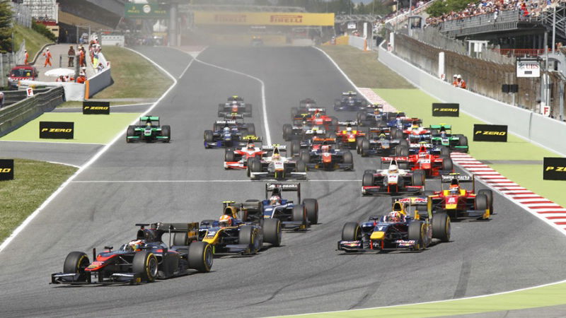 Barcelona: GP2 feature race results