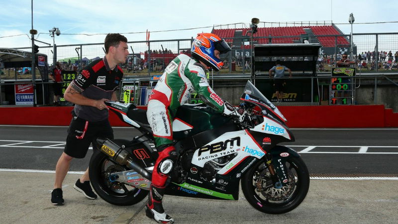 Easton: All of a sudden I was flying towards the barriers...