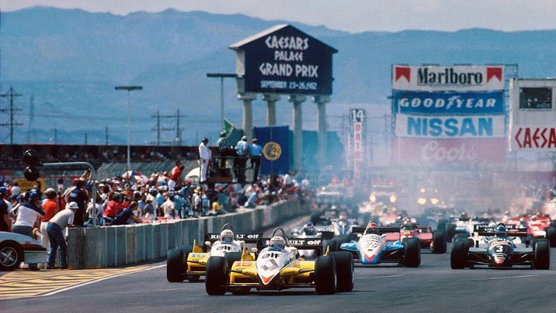 When F1 held a race in a Las Vegas car park...