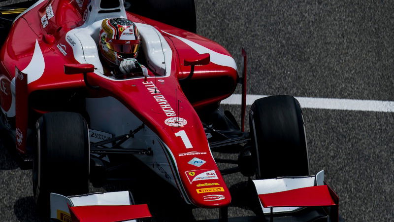 Charles Leclerc takes debut Formula 2 pole in Bahrain
