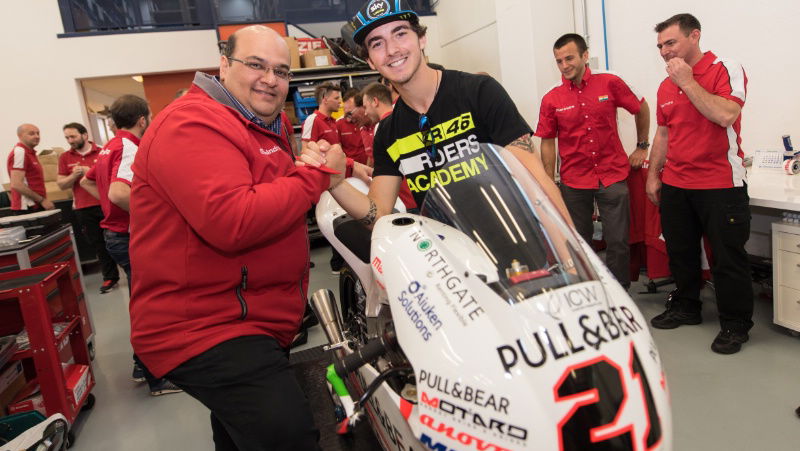 Mahindra gives Bagnaia his GP-winning Moto3 bike
