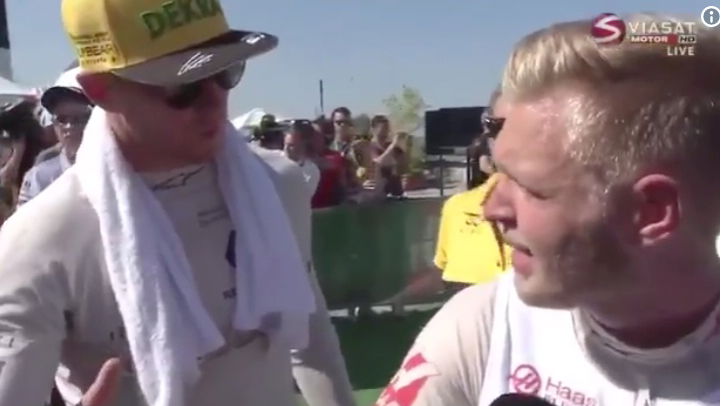 'Suck my balls!' - Magnussen confronts Hulkenberg on live TV