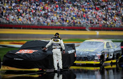 Coca-Cola 600 postponed by rain.