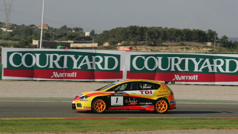 Yvan Muller takes race one in Spain