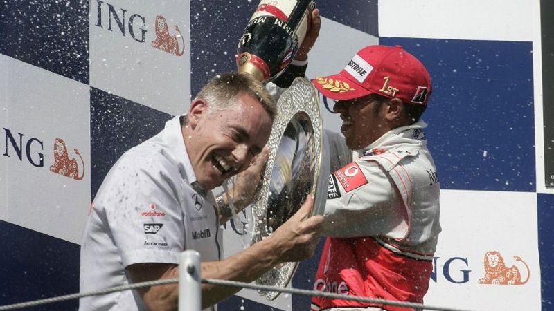 Hamilton talks Whitmarsh - and his relationship with his dad
