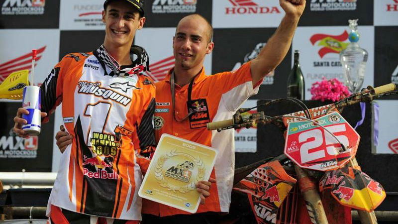Musquin claims MX2 title in Brazil.