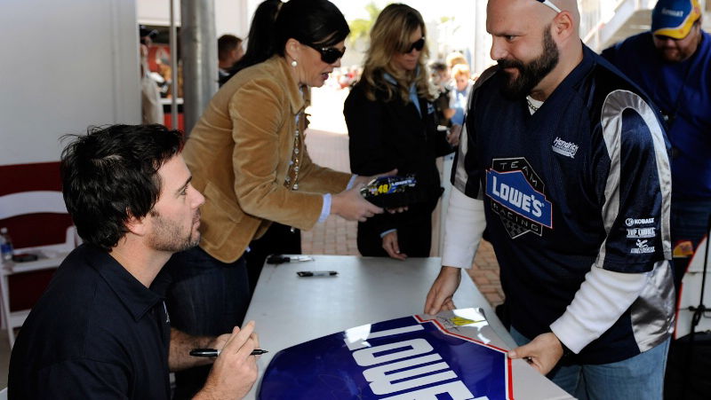 Lights, camera, Jimmie Johnson