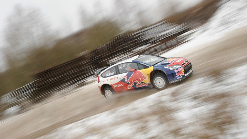 Raikkonen crashes out of the Arctic as Kubica halts rally forays