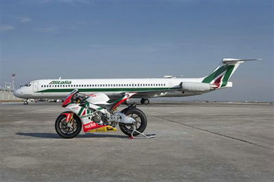 The sky's the limit for Aprilia Alitalia