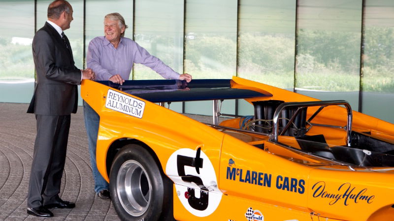 McLaren honours fallen founder