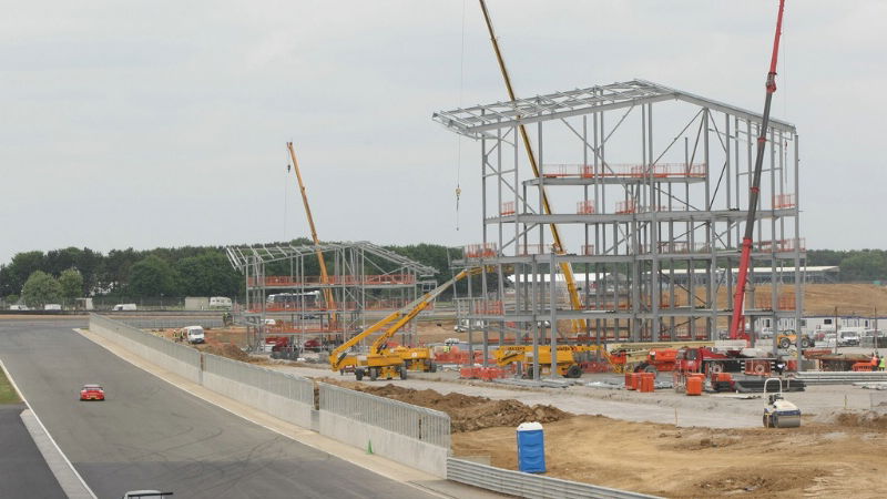 PICS: Work underway on Silverstone's new pit complex
