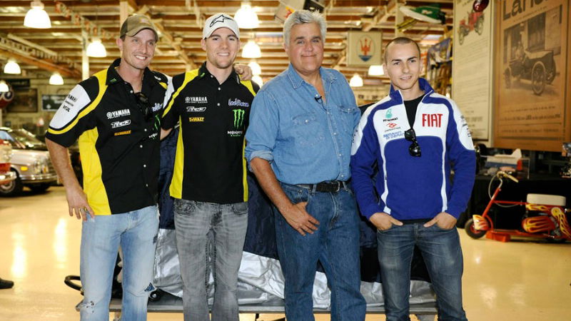 Yamaha stars visit Jay Leno's 'Big Dog Garage'