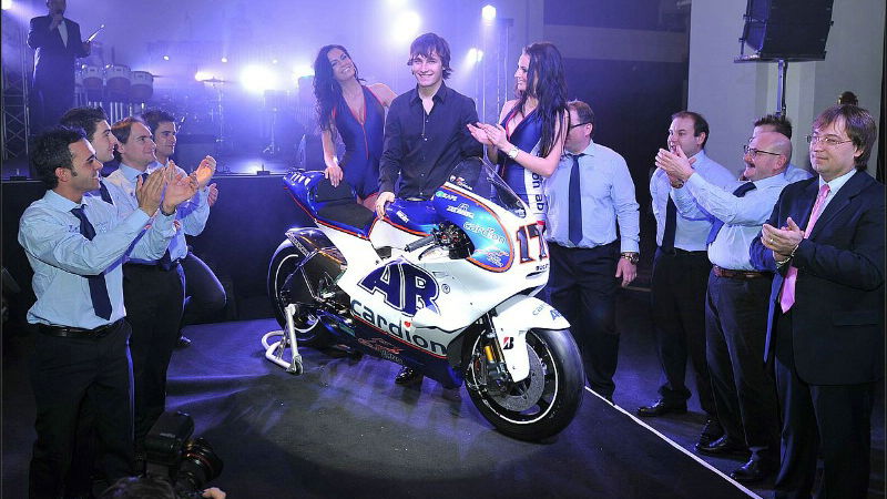 Cardion AB show 2011 MotoGP colours