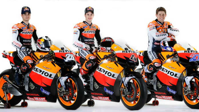 Repsol Honda: 3 riders, 1 'huge' garage, no team orders...