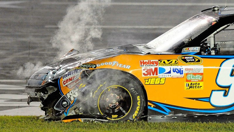 The mystery of Carl Edwards' wreck