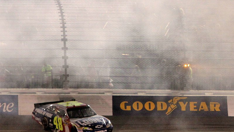 Johnson, Busch hostilities flare at Richmond