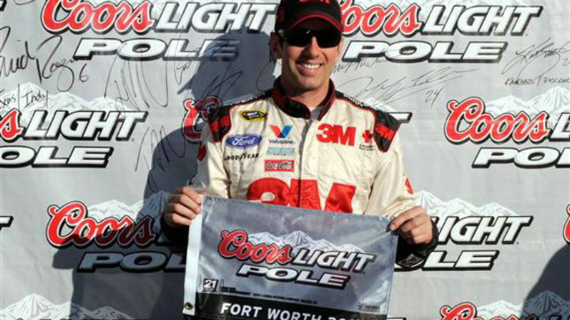 Biffle beats Ragan to Texas pole