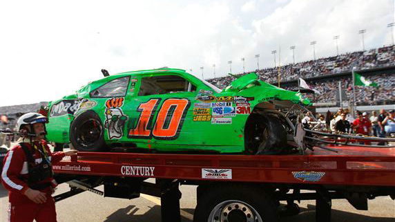 Patrick reflects on first big Cup wreck