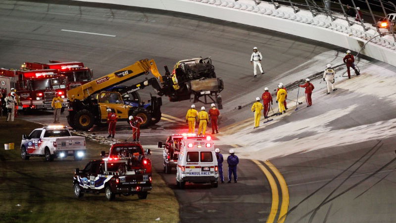 Daytona to repave after Montoya crash