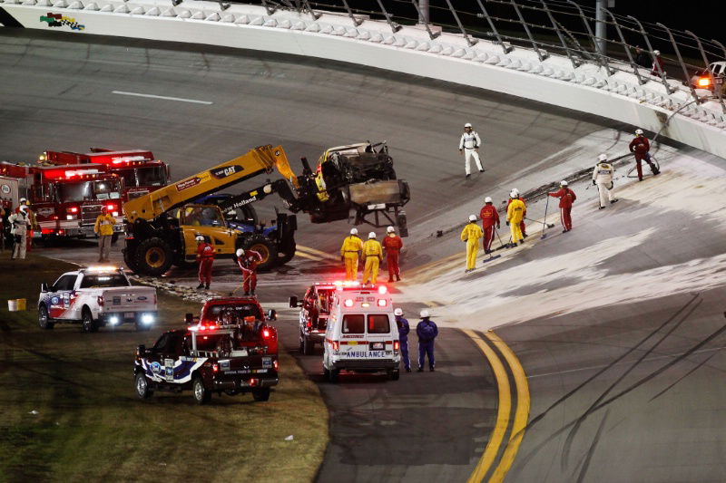 Patrick reflects on first big Cup wreck