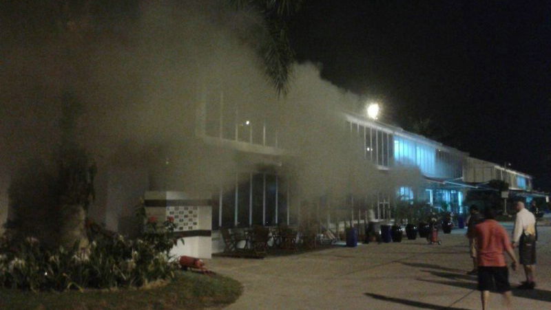 Fire damages Lotus hospitality