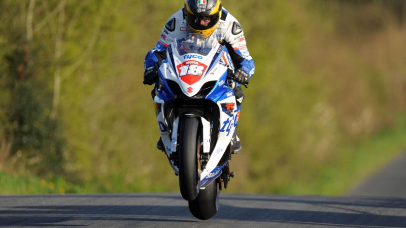 Guy Martin in Cookstown 100 return