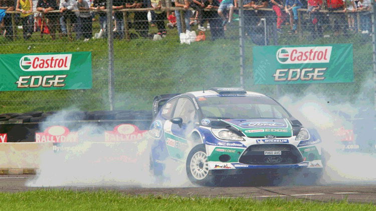 Petter Solberg thrills at Rallyday 2012