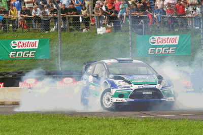 Petter Solberg thrills at Rallyday 2012