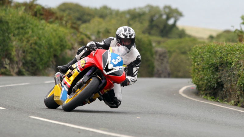 Wayne Kirwan celebrates maiden Manx victory
