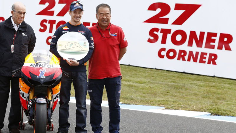 Turn three officially named 'Stoner Corner'
