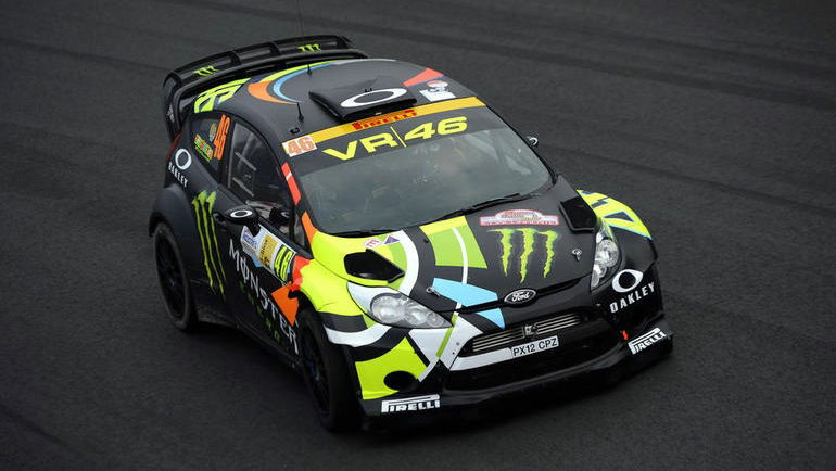 Valentino Rossi wins Monza Rally Show