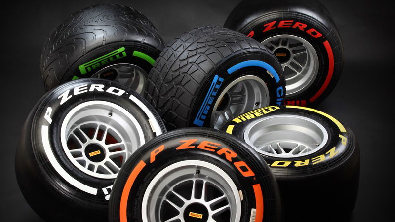 Pirelli's F1 2013 tyre options