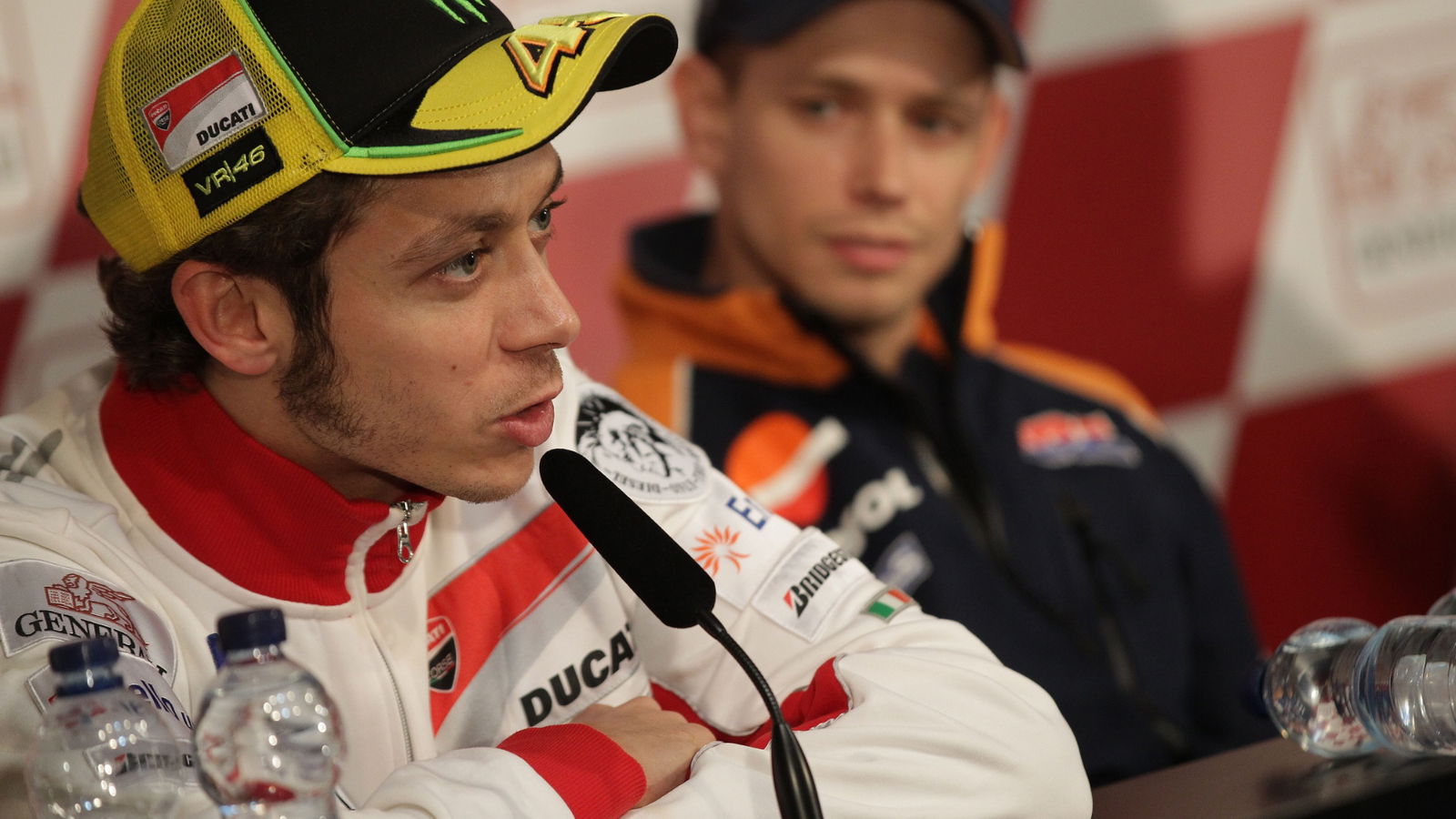 Rossi and Stoner, Valencia MotoGP