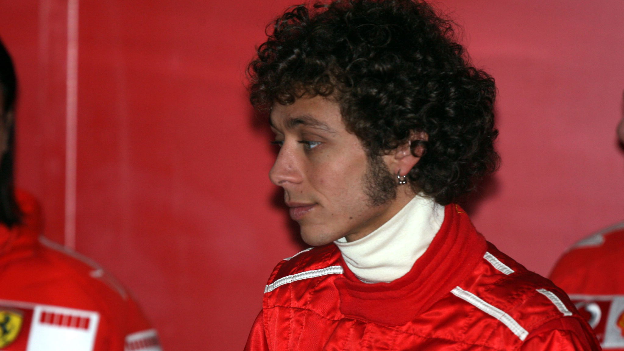  Valencia, Spain,
because of the rain Valentino Rossi (ITA, Moto GP Champion, " The doctor "), Test Driver, Ferrari, in the