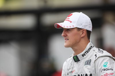 - Mercedes Team photograph, Michael Schumacher (GER) Mercedes AMG F1