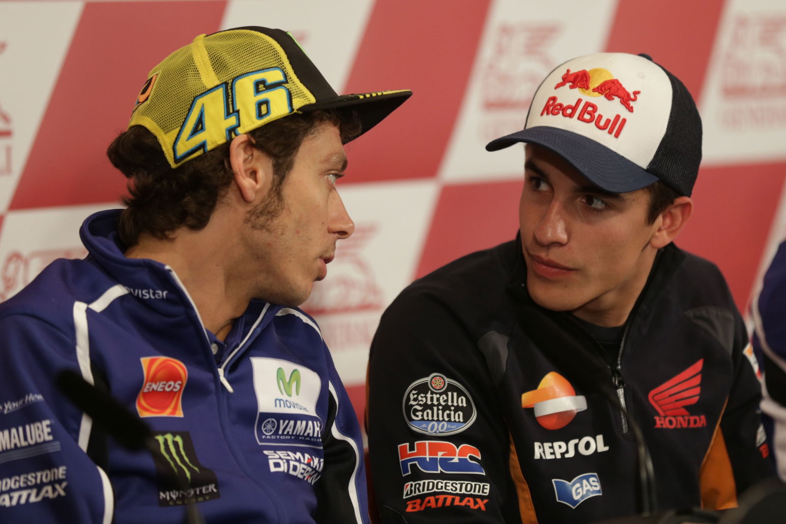 Rossi and Marquez, Valencia MotoGP