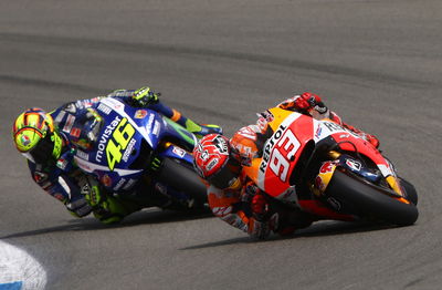 Marquez and Rossi, Dutch MotoGP