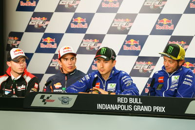 Bradl, Marquez,Lorenzo Rossi, Indianapolis MotoGP