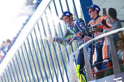 Valentino Rossi and Marc Marquez