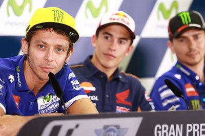 Rossi, Marquez, Lorenzo, Aragon MotoGP